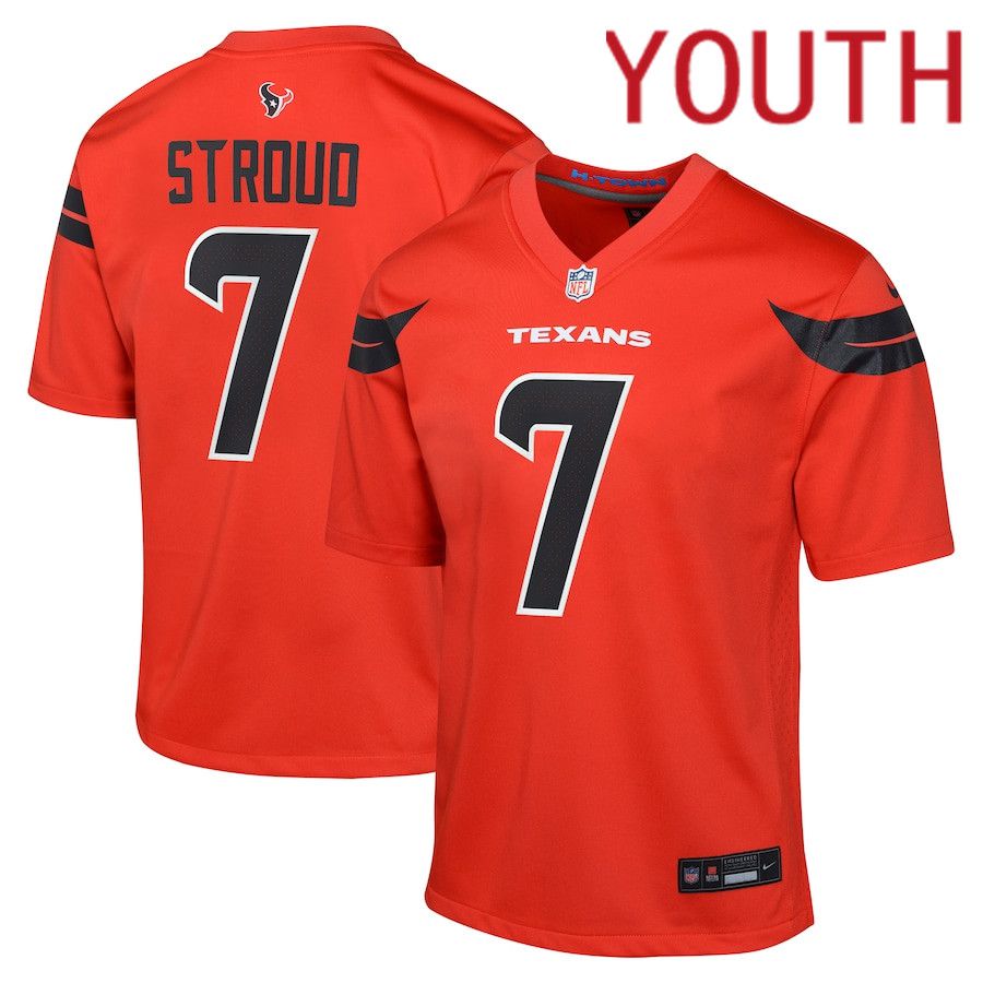 Youth Houston Texans #7 C.J. Stroud Nike Red Alternate Game NFL Jersey->women nfl jersey->Women Jersey